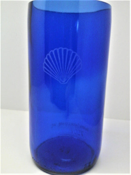 Recycled Blue Glass Tumbler