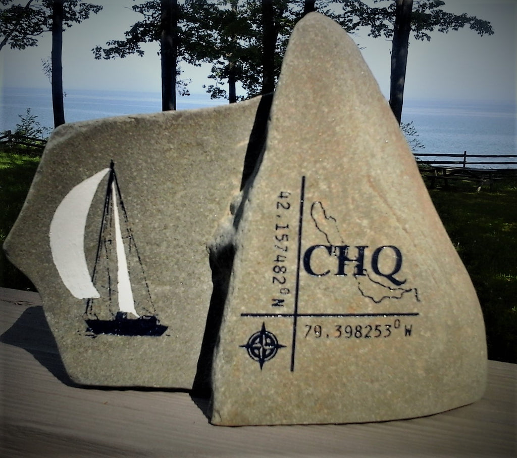 Large Engraved Rocks Rock Custom Design Engravings~ LARGE – Doolittle Custom Engraving LLC