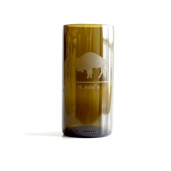 Recycled Brown Glass Tumbler
