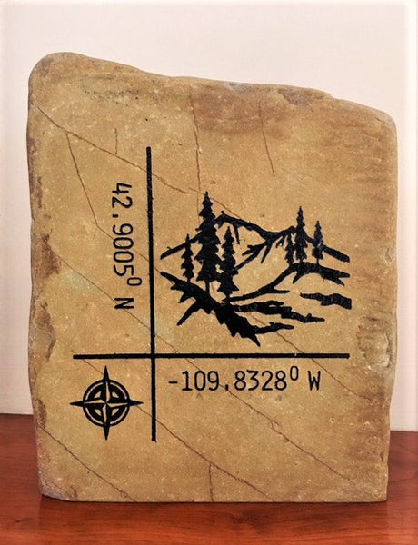 Large Engraved Rocks Rock Custom Design Engravings~ LARGE – Doolittle Custom Engraving LLC